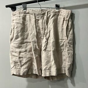 Banana Republic linen pants size 35. Tan